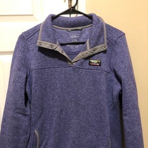 Purple L.L. Bean pullover